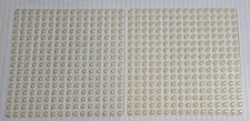 2 Lego 16x16 5" Piastra Base Quadrata Trasparente Mosaico Trasparente "Vetro Colorato" Raro