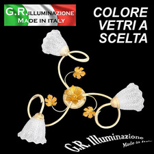 PLAFONIERA IN FERRO BATTUTO 3