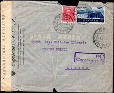 Copertina posta aerea Eritrea