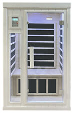 SAUNA INFRAROSSI 90X90 FINLANDESE- DOPPIO PC USB BLUETOOTH OZONO LED 7 COLORI IT