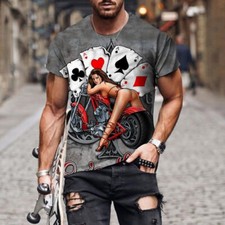 Bikini moto poker maglietta