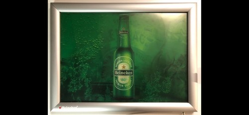 Quadro luminoso heineken - quadro,