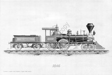 Cartolina Locomotiva a quattro