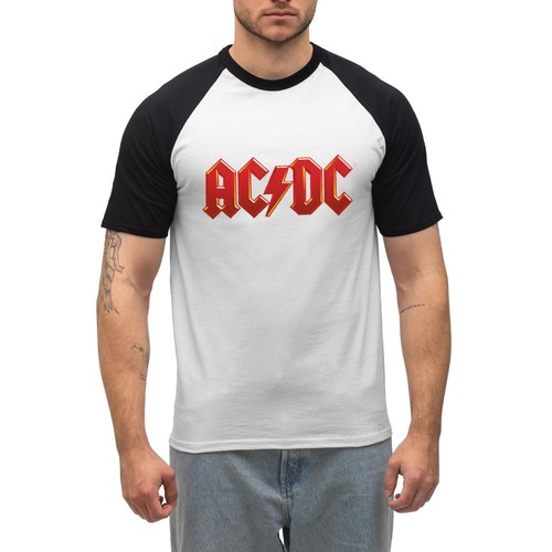Shirt baseball uomo dc - t-shirt, ac/dc