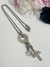 Collana Morellato Happy Charm Croce E Cristallo