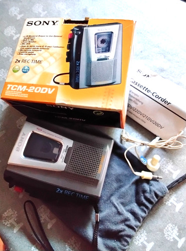 Sony tcm 20dv voice - sony, recorder
