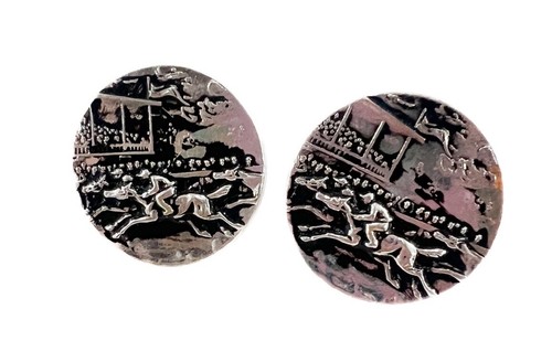 Gemelli vintage argento