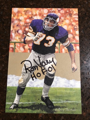 Ron yary signed - ron, goal