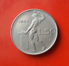 50 LIRE 1965 ERRORE - ASSE