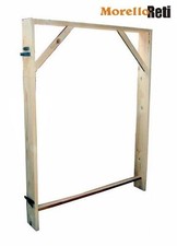 CONTROTELAIO IN LEGNO ABETE PER PORTE INTERNE UNIVERSALE DA 60A90 CM CON ZANCHE