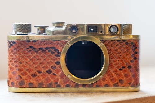 Fotocamera leica ottone e - fotocamera, ii