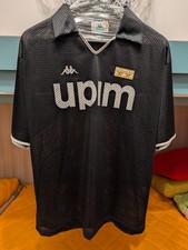 JUVENTUS MAGLIA VINTAGE KAPPA UPIM AWAY NERA TRASFERTA 1990 1991 TAGLIA L RARA