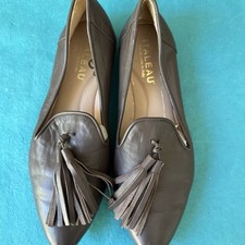 Italeau Brown Leather Flats