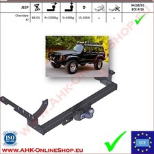 Gancio traino fisso pour JEEP