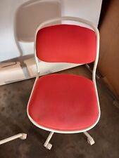 Sedie da scrivania girevoli ikea, rosso/bianco ottimo stato, affare