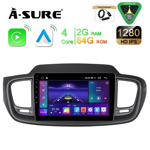 Dab carplay 64g android - 2+64g, 15
