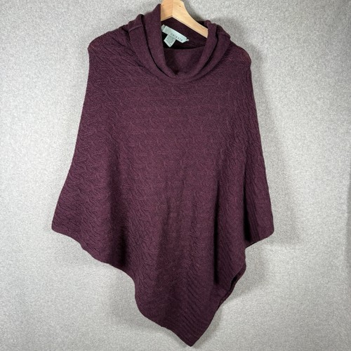 Poncho donna celeste lana - donna,