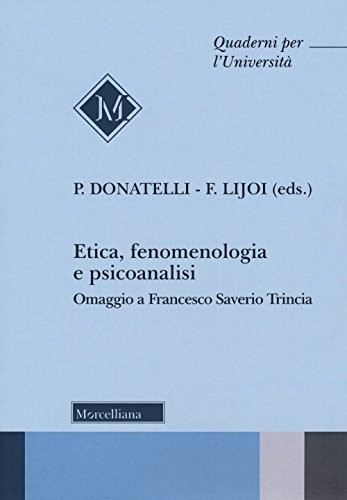 Etica fenomenologia e - fenomenologia,