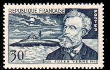 Francobollo Francia Jules