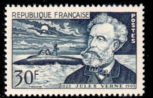 Francobollo francia jules - francia,