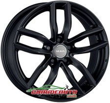 4 CERCHI IN LEGA 17 MAK SARTHE MATTBLACK 7.5X17 ET37 AUDI VW SEAT SKODA