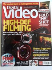 Digital Video Magazine November 2007 high def filming no.234