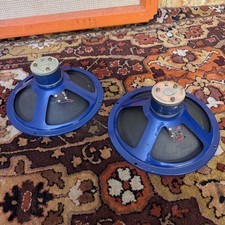 Coppia 2x Altoparlanti Vintage anni 60 Elac 10N/83 Blu 8ohm 10 Watkins V Front Vox AC10