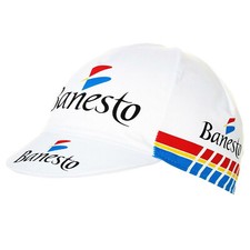 CAPPELLINO CAPPELLO SOTTOCASCO CICLISMO BICICLETTA TEAM RETRO VINTAGE BANESTO