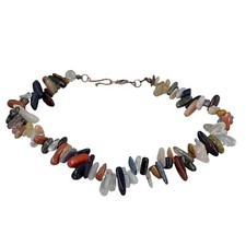 collana corta pietre dure colorate multicolore bigiotteria regalo boho donna