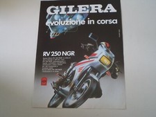 advertising Pubblicità 1984 MOTO GILERA RV 250 NGR