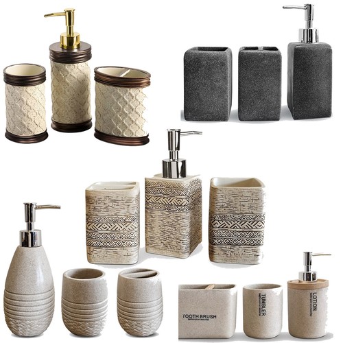 Set pezzi dispenser bagno in - 3,
