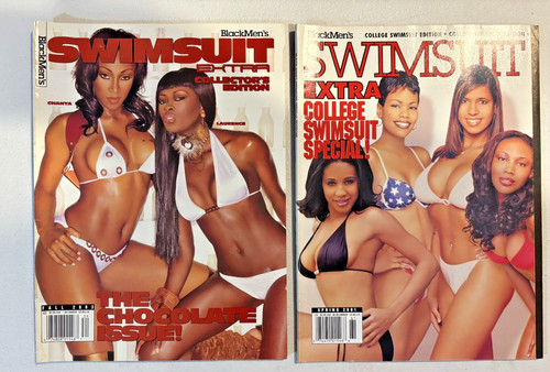 Black men swimsuit magazine - men's,