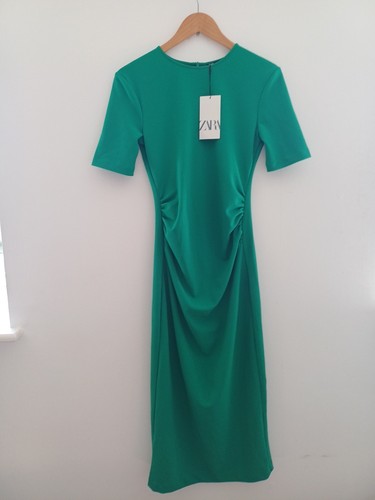 Abito zara verde nuovo - abito,