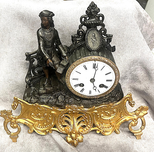Pendule régule bronze - et,