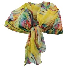 Elegante Giallo SCIARPA FOULARD uomo, donna, unisex ,Pashmina  -SP-02