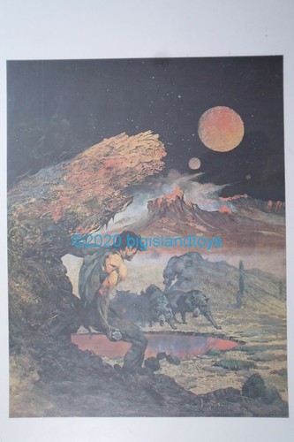 Frank frazetta lupo - frazetta, luna