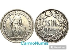 Svizzera, 1/2 franco, 1934