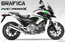ADESIVI DECAL STICKERS PER HONDA NC700X NC 700 X RACING CARENA GRAFICA NERO VER