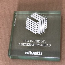 OLIVETTI : RARO FERMACARTE IN