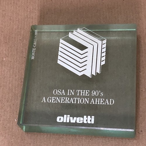 Olivetti raro fermacarte in - raro,