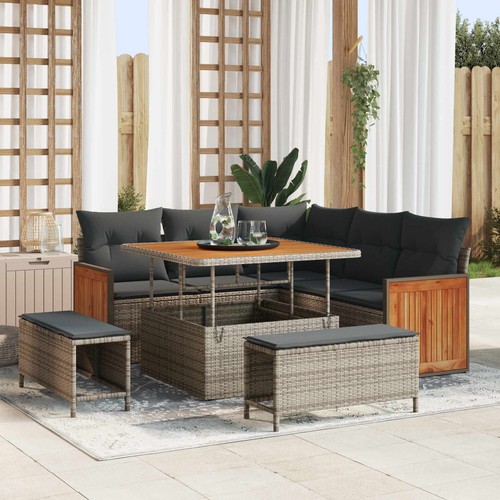 Set divano giardino con - set,