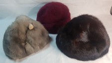 2 cappelli in vero visone