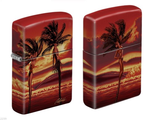 Zippo fantasy palm girl by - palm,