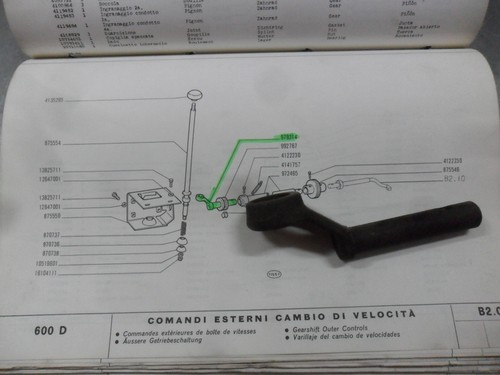 Leva rinvio selettore cambio - rinvio,