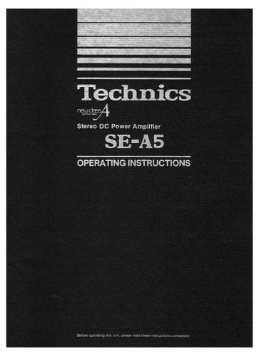 Technics amplificatore - technics,