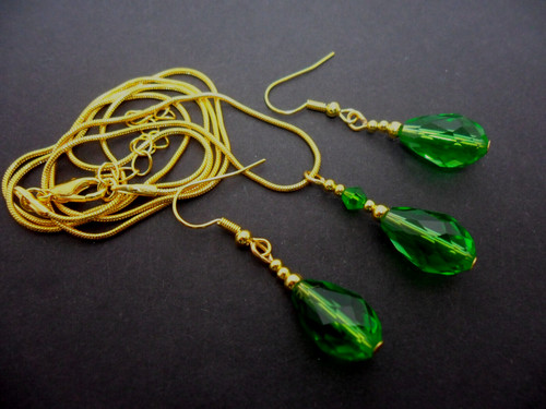 Set orecchini collana lacrima - set,