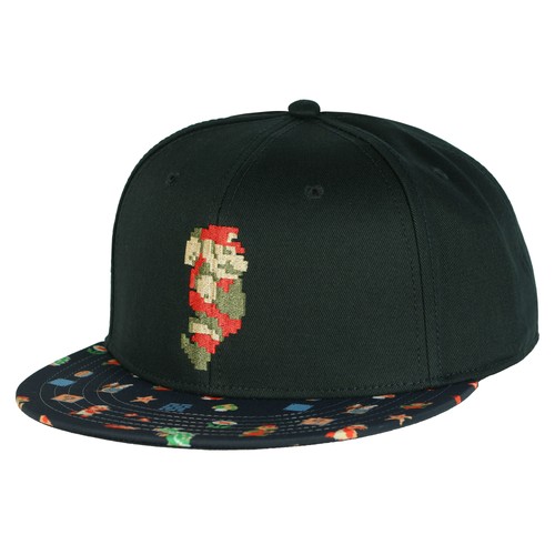 Cappello super mario - super, ricamato