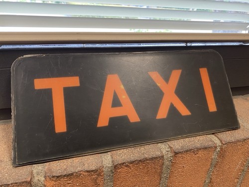 Insegna taxi tabella - 🔺insegna,
