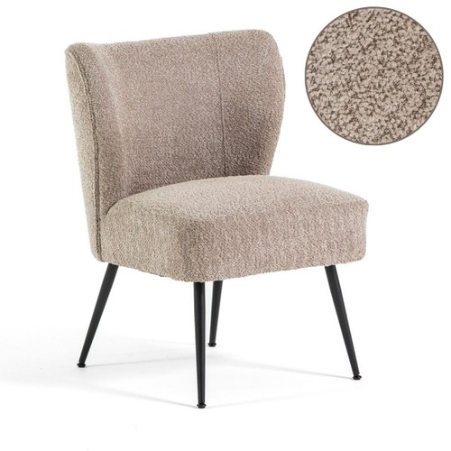 Poltrona tessuto bouclé - poltrona,