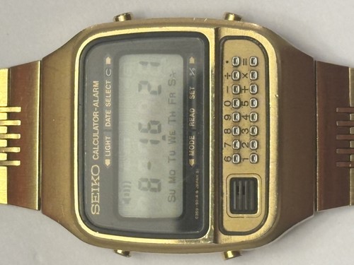 Seiko calculator alarm men - seiko,
